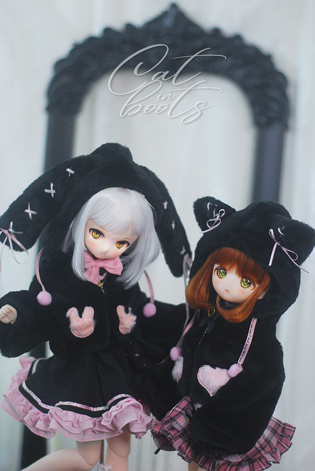 [Le Maître chat] 1/4/MDD - Fussy Coat w/ Rabbit (Black)